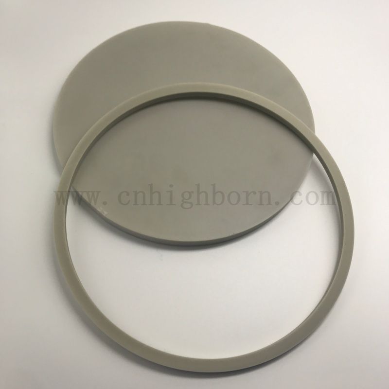 Excellent Thermal Conductivity Aluminum Nitride AlN Ceramic Ring Plate Sheet