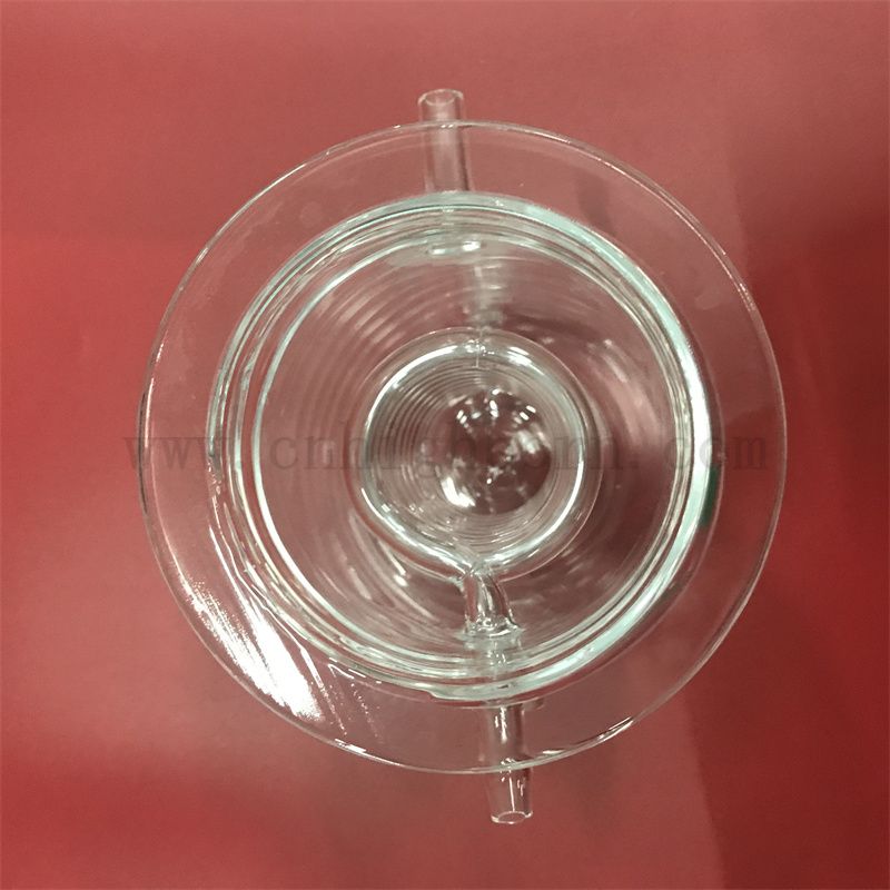  Customized Clear Heat Resistance Quartz Silica Glass Container