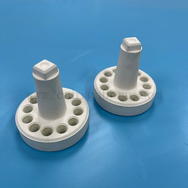 High Temperature Ceramic Radiation Tube Bracket Base Made of Mullite Corundum
