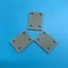 High Thermal Conductivity AlN Disc with Holes Aluminum Nitride Ceramic Drilled Plate