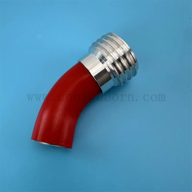 High Hardness Temperature B4C 45-degree Bent Boron Carbide Ceramic Sandblasting Venturi Nozzle