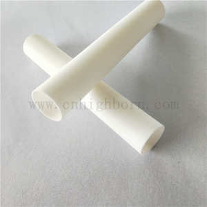 95 Alumina Semi-sealed Tube Customized Al2O3 Insulation Ceramic Sleeve