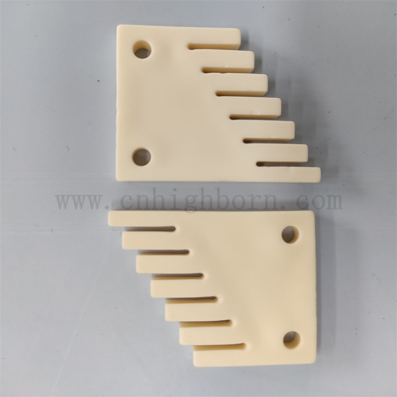  Wear Resistance Al2O3 Alumina Ceramic Textile Hook Parts for Knitting Machine