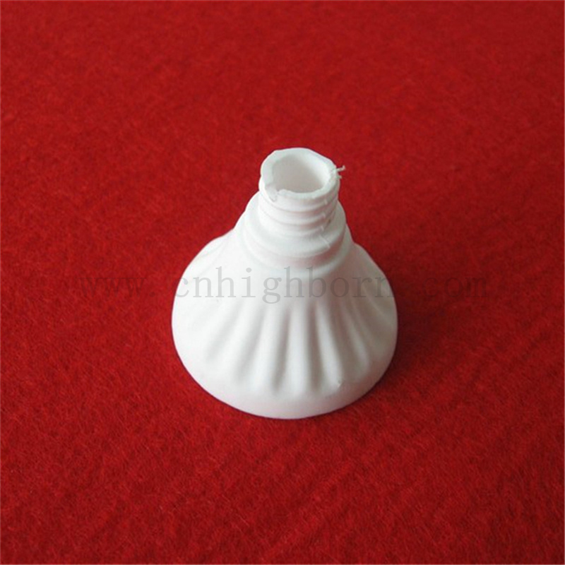 Alumina Ceramic Lamp Holder Customized Al2O3 Irregular Lamp