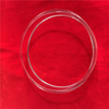 Big Size Transparent Customized Quartz Glass Flange Quartz Ring