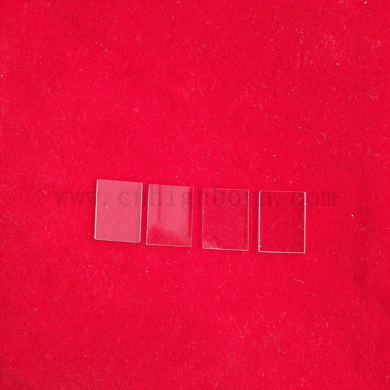 1-10mm Thickness Square Transparent Quartz Glass Plate for Heating Lamp