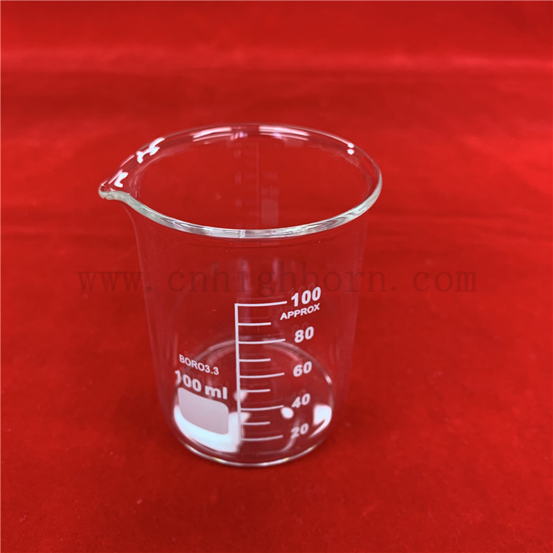 Clear Scaled Laboratory High Borosilicate Glass Beaker