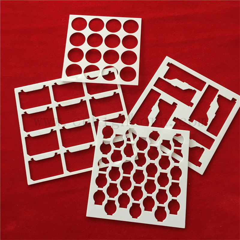 Alumina Laser Cutting Substrate Customized Al2O3 Ceramic Sheet