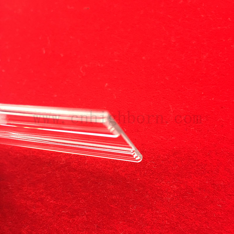 Customized High Transparent Polishing Perforated Quartz Glass Microplates