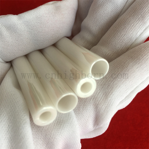 Smooth Yttria Stabilized YSZ ZrO2 Zirconia Ceramic Tube Both Sides Open