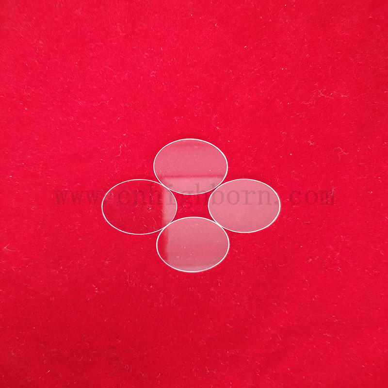 Transparent UVB Small Size Fused Silica Window Quartz Glass Plate