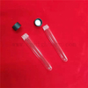 Customized Quartz Test Tube Fused Silica Glass Tube with Round Bottom And Screwed Ends