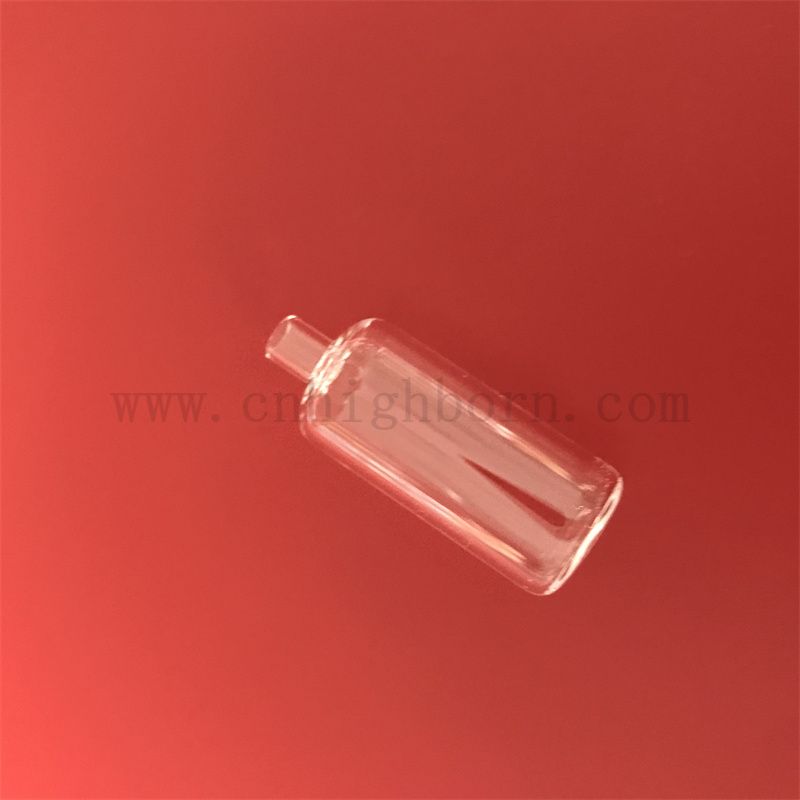 High Temperature Resistance Deep Process Clear Quartz Silica Glass Tube