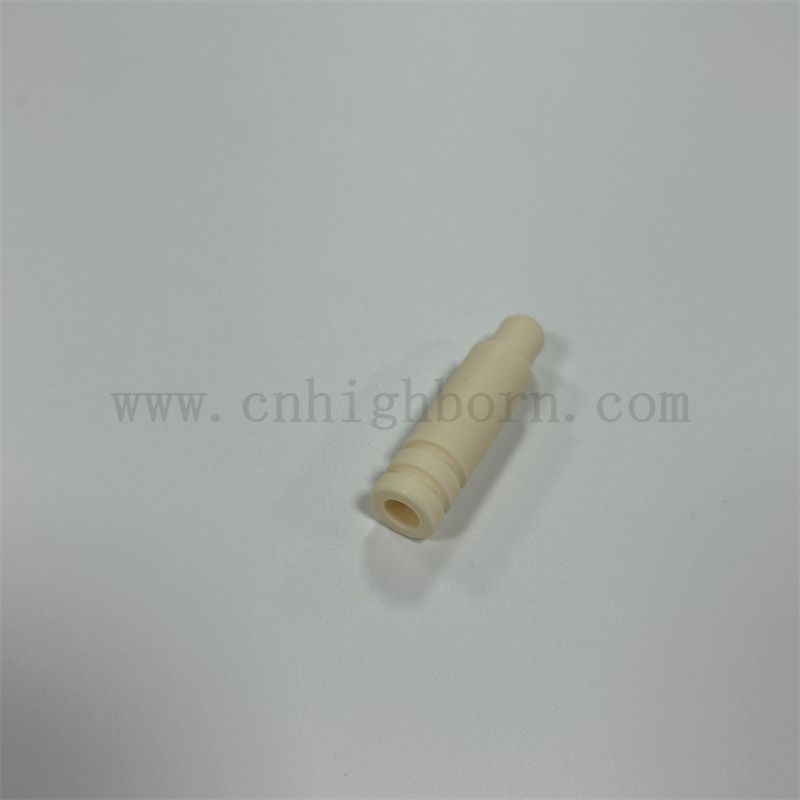 Electrical Insulating Precision 99 Alumina Porcelain Al2o3 Ceramic Tube With Step
