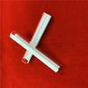 Customied Heat Resistance Half Coated with Ceramic Fused Silica Quartz Glass Tube
