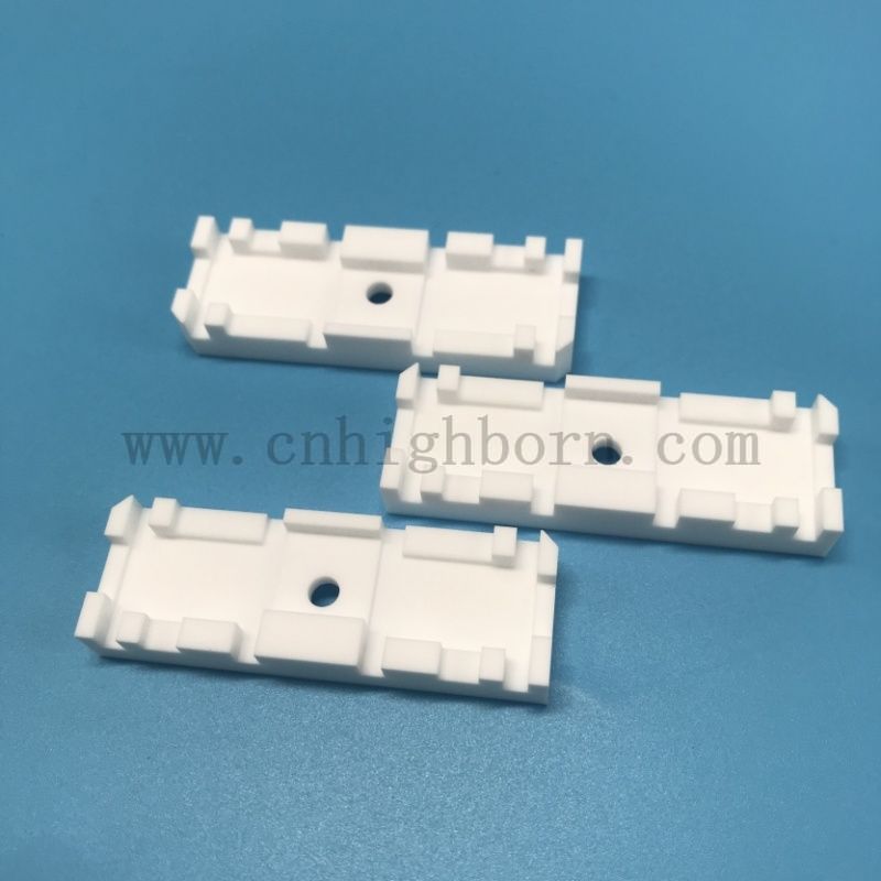 Vacuum Insulation Macor Ceramic Part White Machinable Glass Ceramic Structural Components