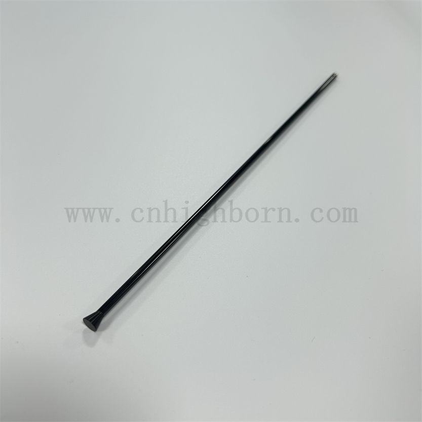Customized Gas Pressure Sintering Si3N4 Ceramic Stick Silicon Nitride Ceramic Shaft Rod Bar