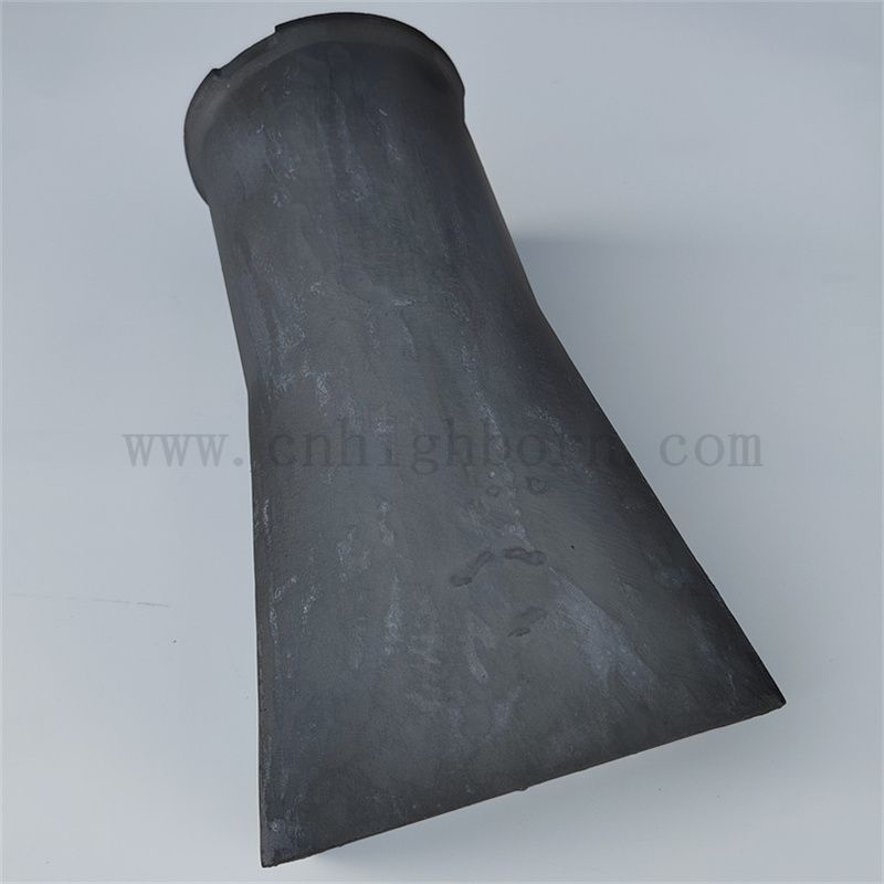 Factory Supply Sisic Pipe RBSIC Ceramic burner Nozzle Silicon Carbide Ceramic Tube for Tunnel Kiln