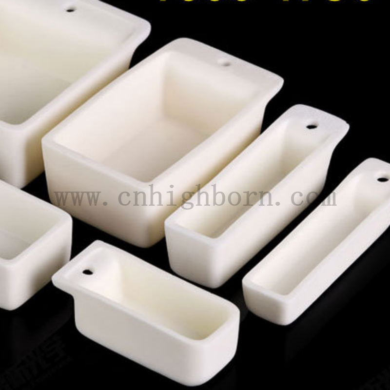 1.5-175ml Rectangular Corundum Al2O3 Ceramic Boat Alumina Crucible Pot for Laboratory Scientific Research