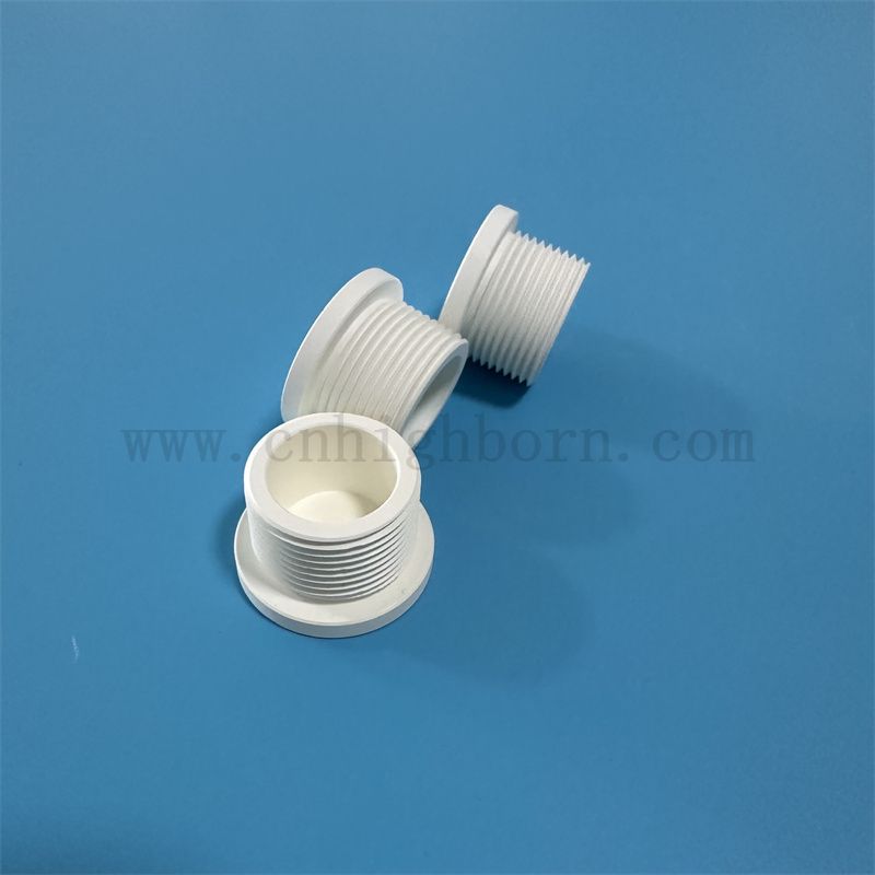 Insulator Boron Nitride Irregular Screw Part High Thermal Conductivity BN Ceramic Bush