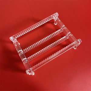 Heat Resistance Customized Lab GlasswareTransparent Fused Silica Quartz Glass Boat