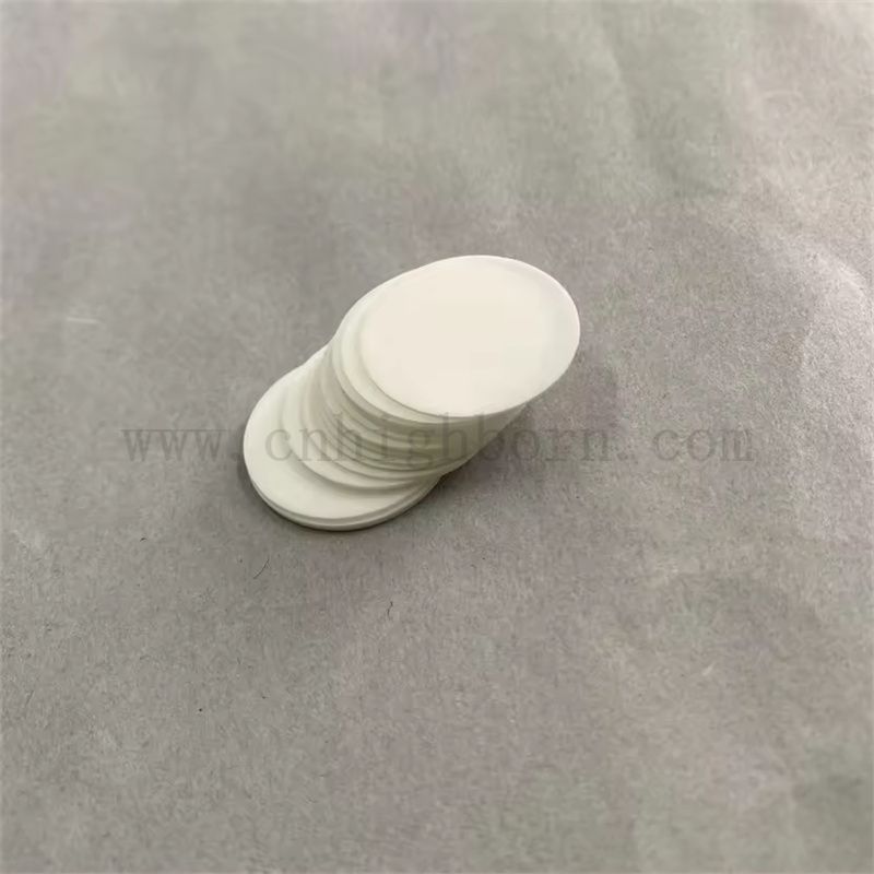 High Thermal Conductivity BeO Wafer Beryllium Oxide Ceramic Round Substrate Plate