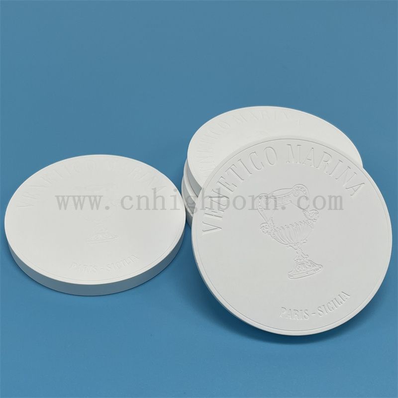 Customized Single Side Logo Hanging Gypsum Aroma Plate Porous Ceramic Expanding Fragrance Tablet