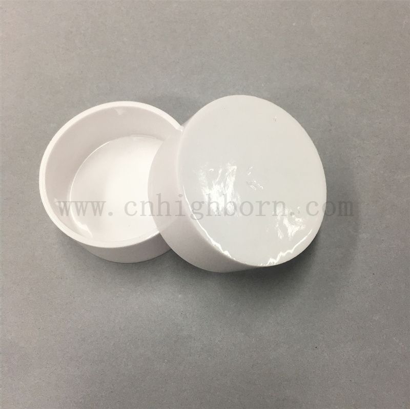 Glazing Surface Alumina Crucible Alumina Ceramic Crucible