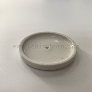 Laboratory Porcelain Lid for Melting Crucible Good Sealing Performance Ceramic Cover