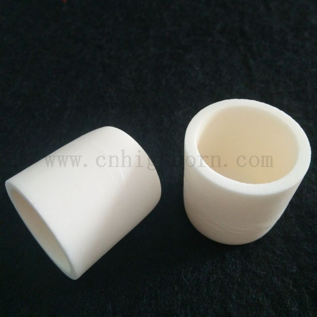 Refractory Corundum Al2o3 Ceramic Cylindrical Crucible 99% Alumina Melting Pot