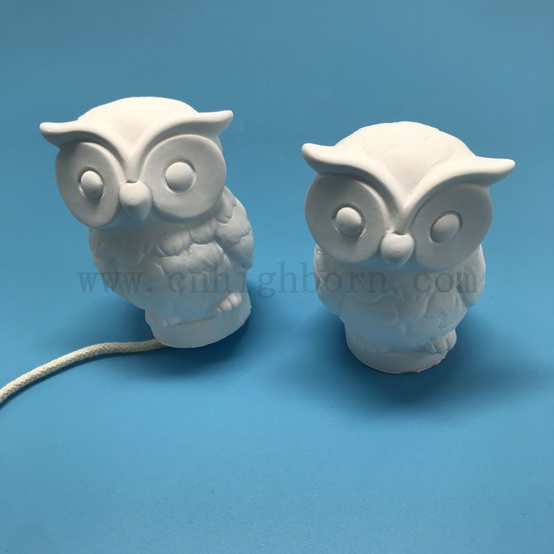 Owl Car Aromatherapy Car Air Conditioning Outlet Decoration Diffuser Stone Ceramic Gypsum Essential Oil Diffuser