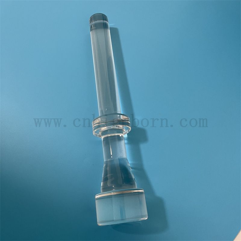 Clear quartz rod