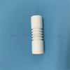 Customized Macor Solid Shaft Machinable Glass Ceramic Thread Bar with SS Inserts