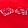 Customized Transparent Square Shape Quartz Glass Petri Dish