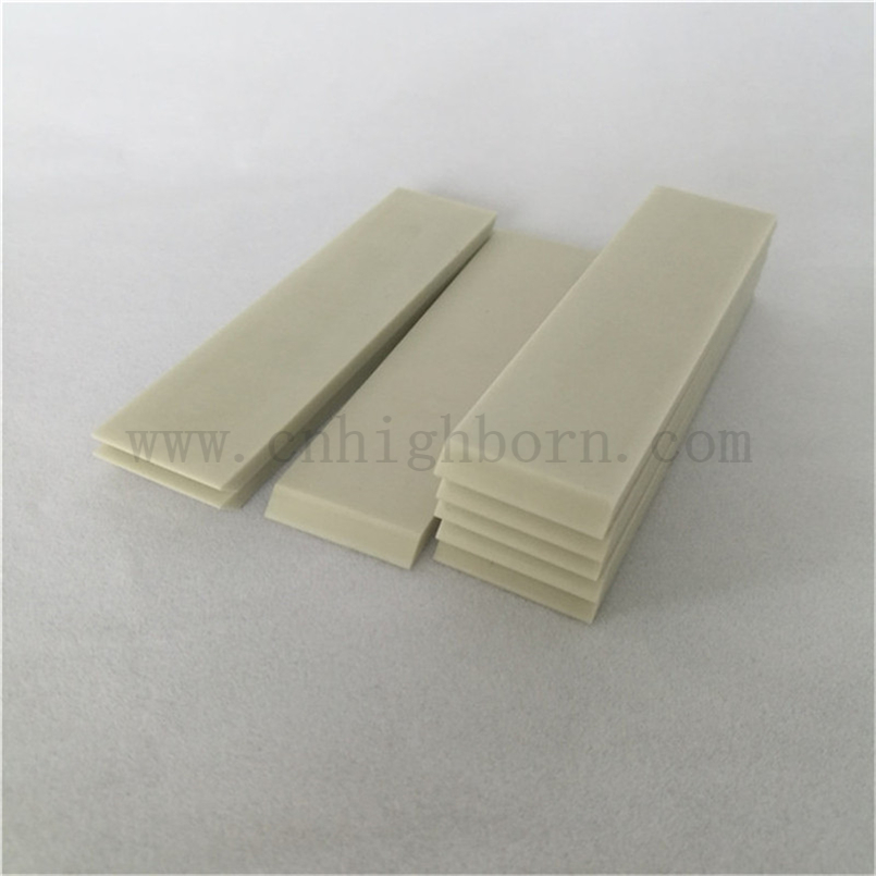 High Thermal Conductivity CNC AlN Aluminum Nitride Ceramic Insulator