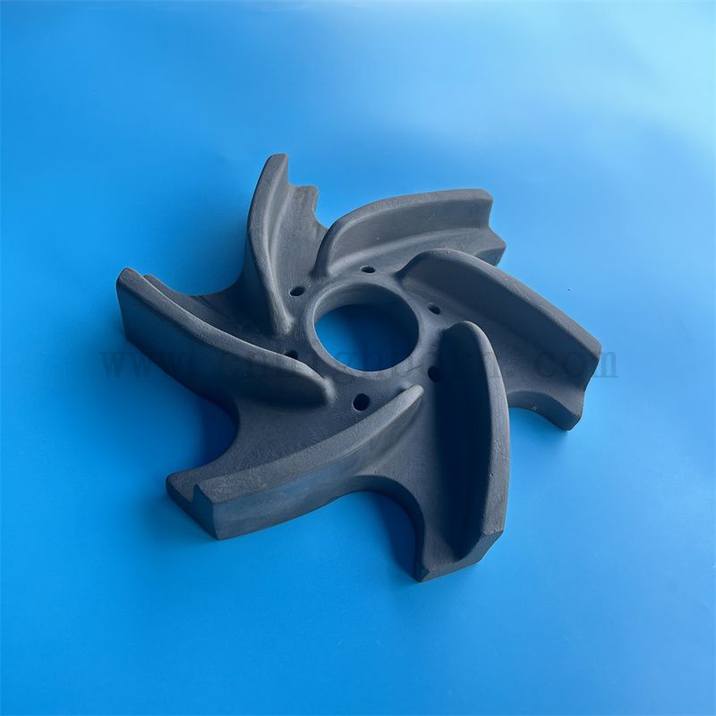 Insulator Silicon Carbide Reaction Sintered Part Wear Resistant SiC Ceramic Irregular Block