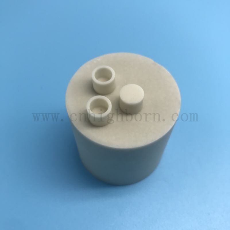 High Thermal Conductivity Aluminum Nitride Ceramic Crucible AlN Ceramic Melting Pot