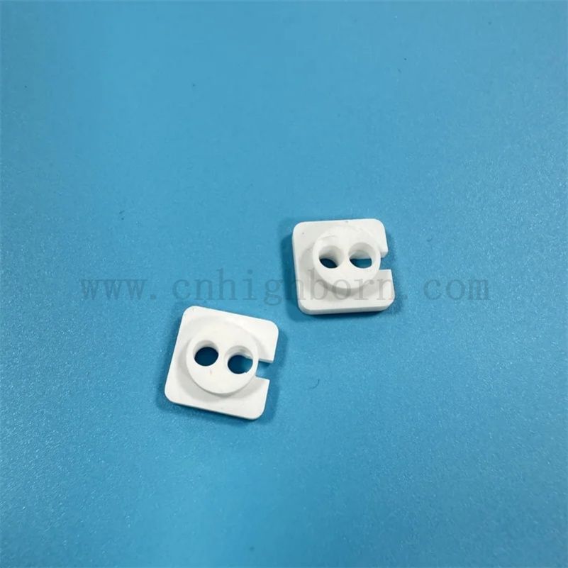 Insulator Zirconia Special-shaped Insulation Bracket Yttrium Stabilized White ZrO2 Ceramic Plate/Part