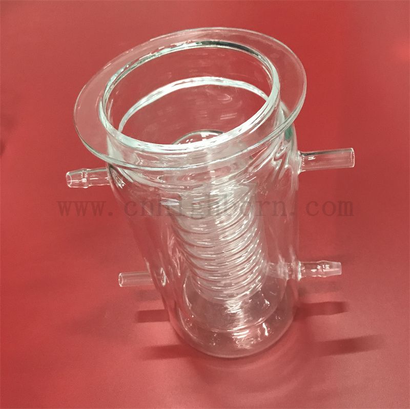  Customized Clear Heat Resistance Quartz Silica Glass Container