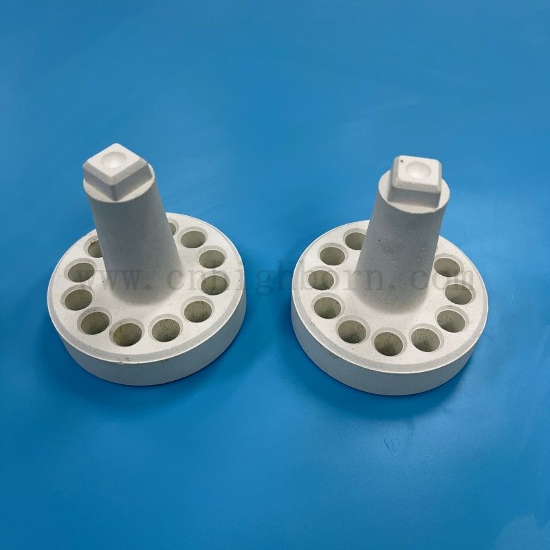 High Temperature Ceramic Radiation Tube Bracket Base Made of Mullite Corundum