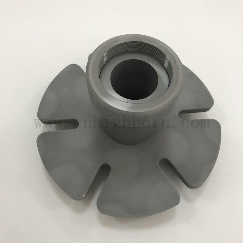  High Temperature Silicon Nitride Ceramic Degassing Rotor Si3N4 Impeller