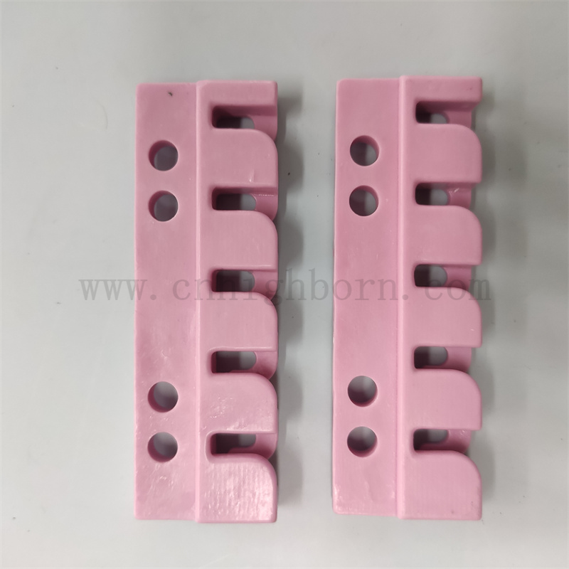 In Stock Al2O3 Textile Parts Alumina Ceramic Wire Guide Multi-tooth Comb 