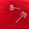 Laboratory Research Instruments Long Outlet Cylindrical Quartz Cells Polishing Customized Optical Glass Cuvette