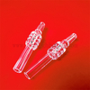 Heat Resistance Clear Fused Silica Glass Pipe Customized Quartz Special Shape Tube