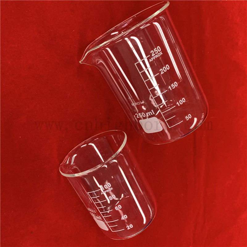 Clear Scaled Laboratory High Borosilicate Glass Beaker