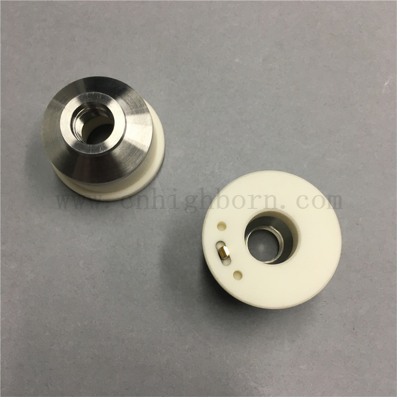 Alumina Laser Nozzle Holder Customized Al2O3 Ceramic Ring