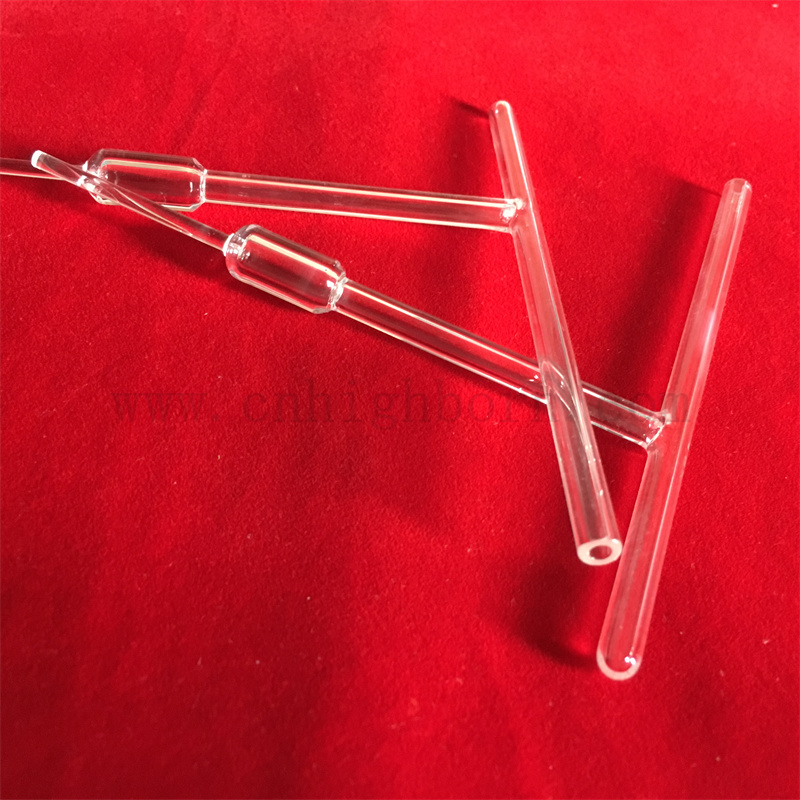 Customizable Size High Temperature Resistance Quartz Glass Tube Fused Silica Transparent Quartz Pipe