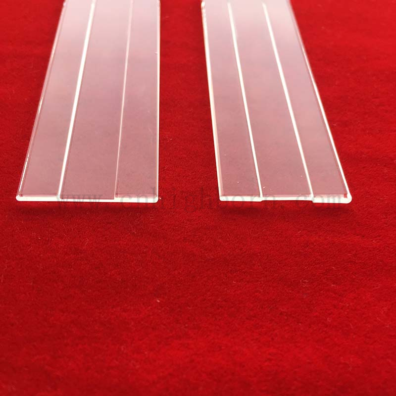 Customized High Transparent Polishing Perforated Quartz Glass Microplates