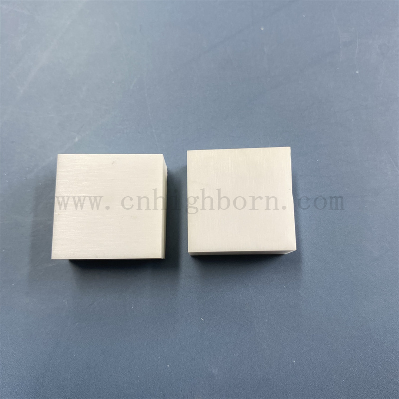 95 Alumina Ceramic Thick Block Customized Al2O3 High Hardness Plate