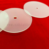 Opaque Perforated Frosted Quartz Glass Plate Quartz Optical Lens